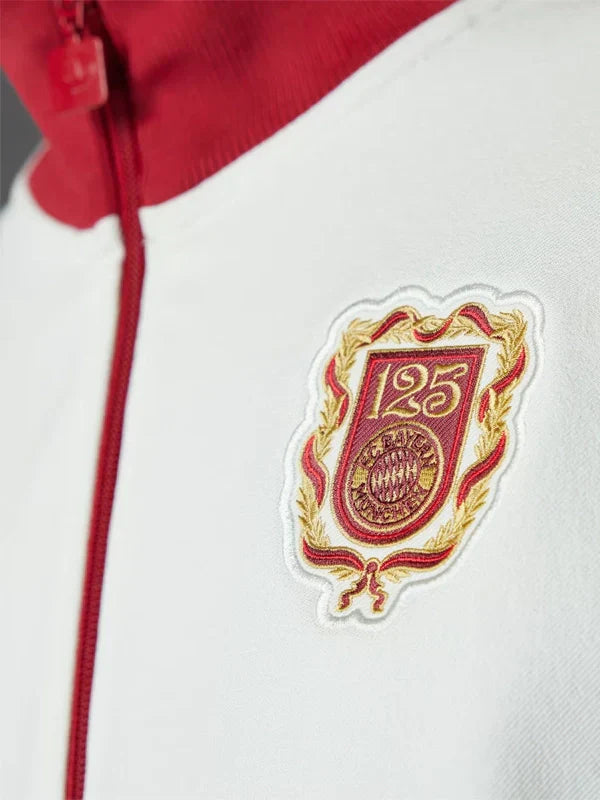 Adidas FC Bayern Anniversary Track Top Jacket White