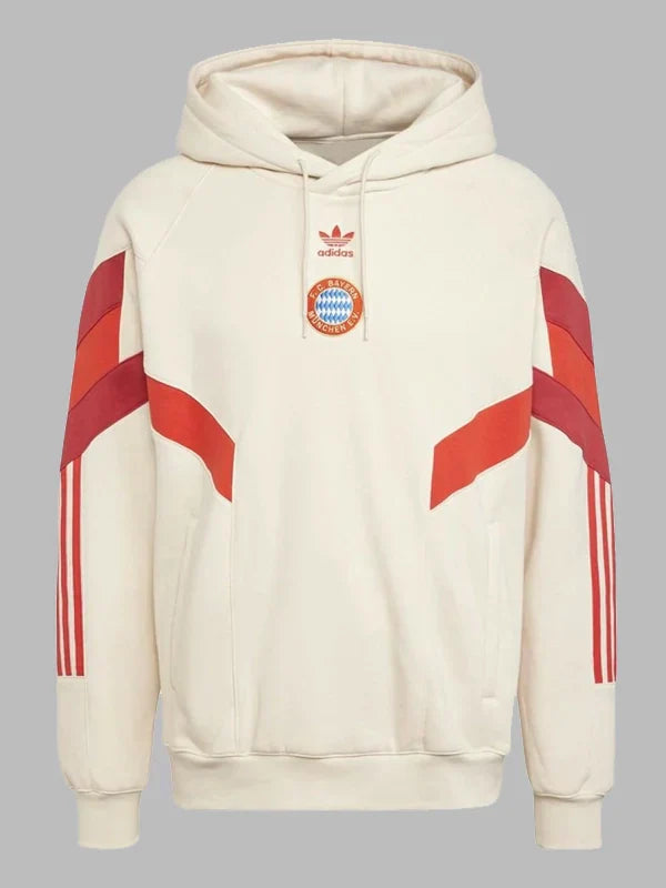 Adidas FC Bayern Orignals Hoodie Beige