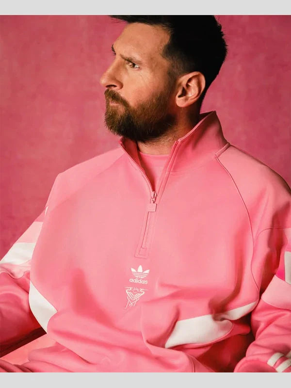 Adidas Inter Miami Lionel Messi Pink Sweatshirt