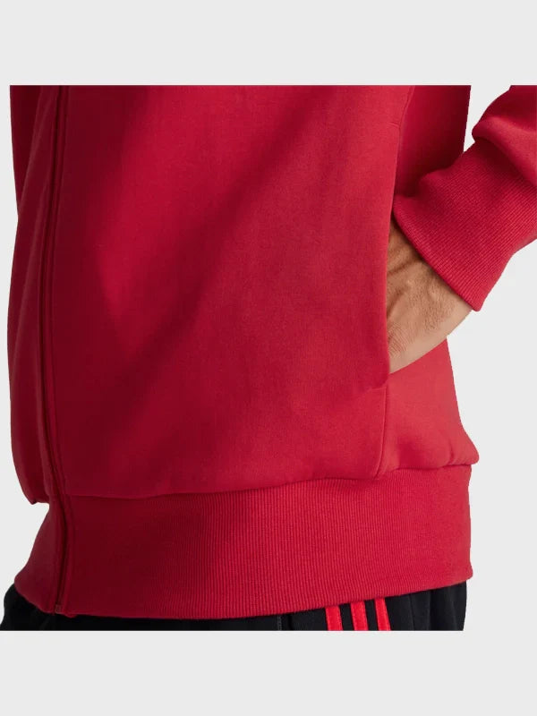 Adidas Man United Mens Anthem Hoodie Red
