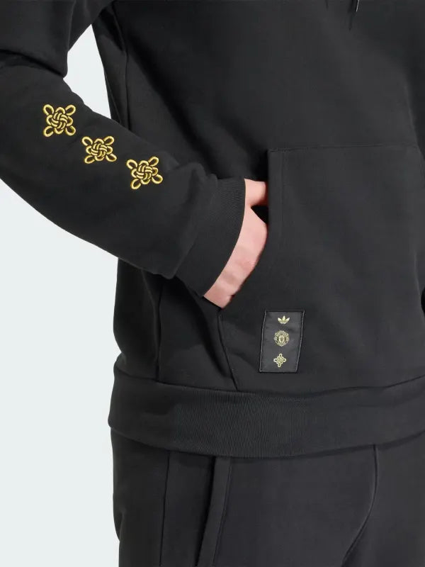 Adidas Man Utd Cultural Story Hoodie Black