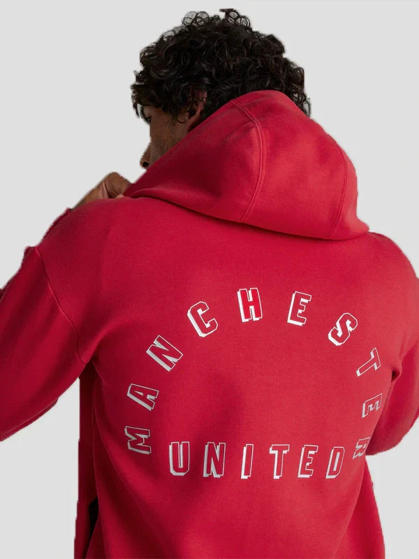 Adidas Manchester United Red Anthem Hoodie