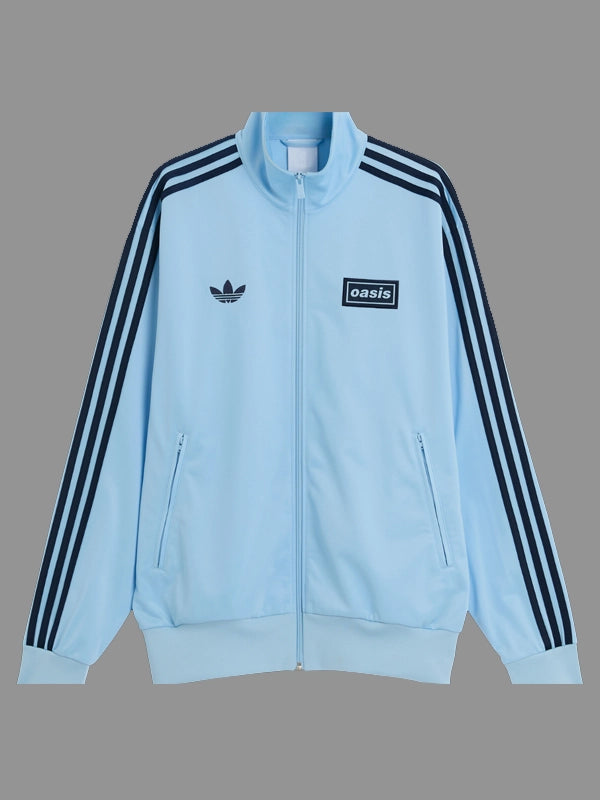 Adidas Originals Oasis Tour 3-Stripes Track Jacket Blue