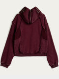 Adidas Originals Thug Club Teamgeist Hooded Zip-Up Jacket Maroon