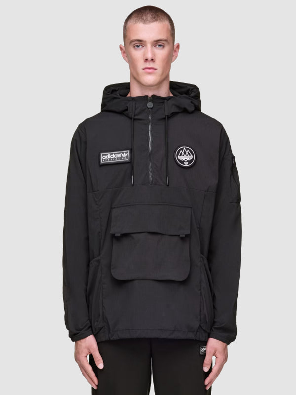 Adidas SPZL F.C. Smock Half-Zip Jacket Black