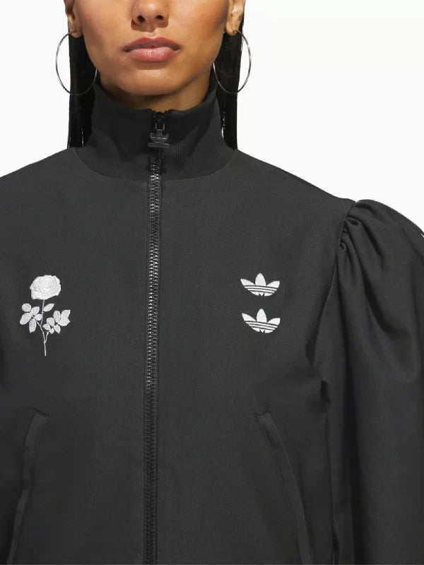 Adidas Willy Chavarria Black Zip-Up Sweatshirt
