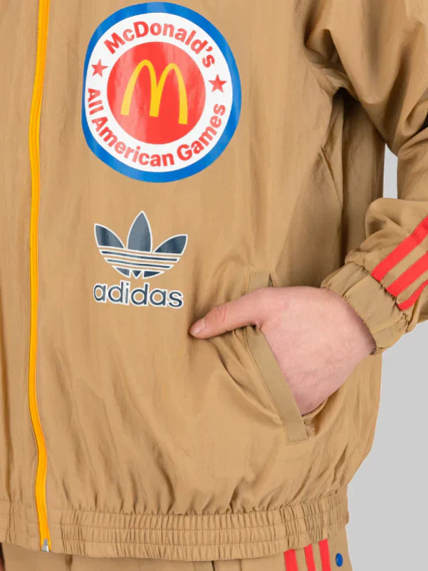 Adidas x McDonalds All American Games Track Jacket Khaki