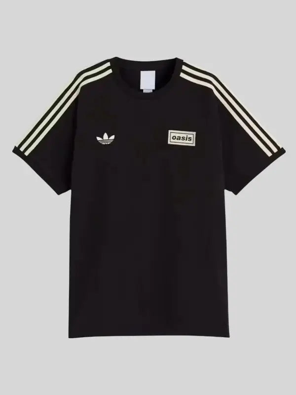 Adidas x Oasis Tour 3-Stripes T-Shirt Black 