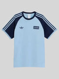 Adidas x Oasis Tour 3-Stripes T-Shirt Blue 