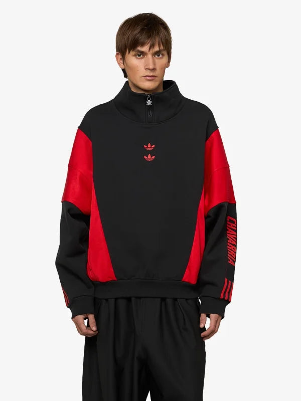 Adidas x Willy Chavarria Watsonville Mockneck Sweatshirt Black