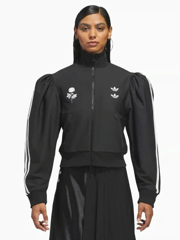 Adidas x Willy Chavarria Women's Zip-Up Sweatshirt Black