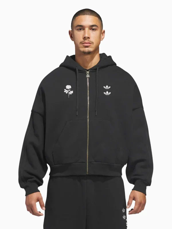 Adidas x Willy Chavarria Zip-Up Hoodie Black