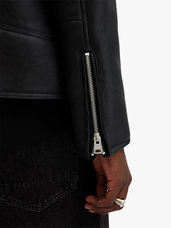 Allsaints Sheep Skin Hayward Jacket