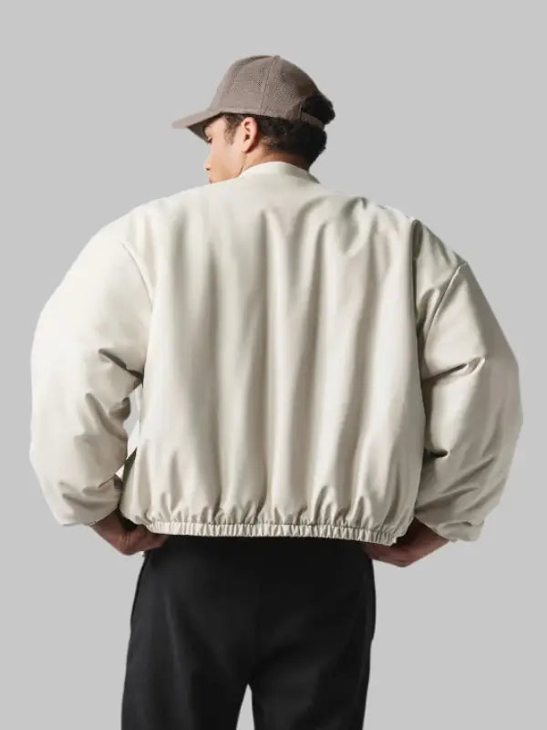 Alo Leather Jacket White