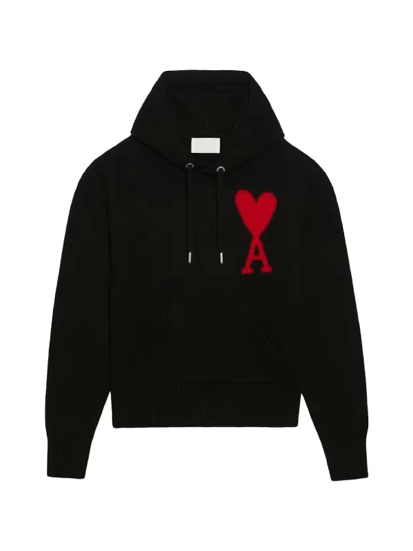 Ami Paris Hoodie Black