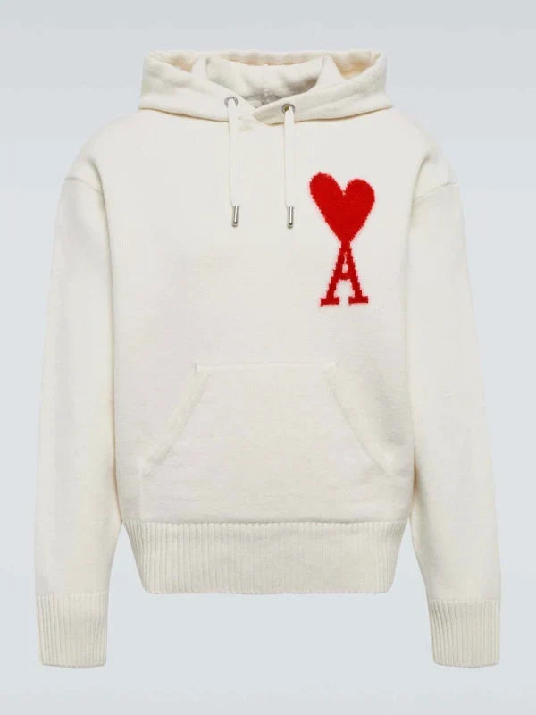 Ami Paris Hoodie White