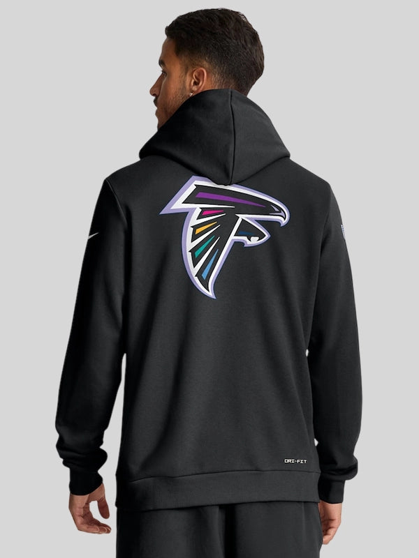 Atlanta Falcons Nike Black 2025 Crucial Catch Hoodie