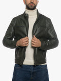Avatar Men Biker olive Green Jacket