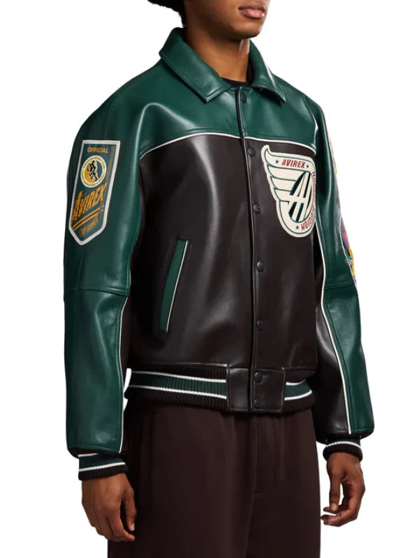 Avirex Hockey Division Leather Jacket