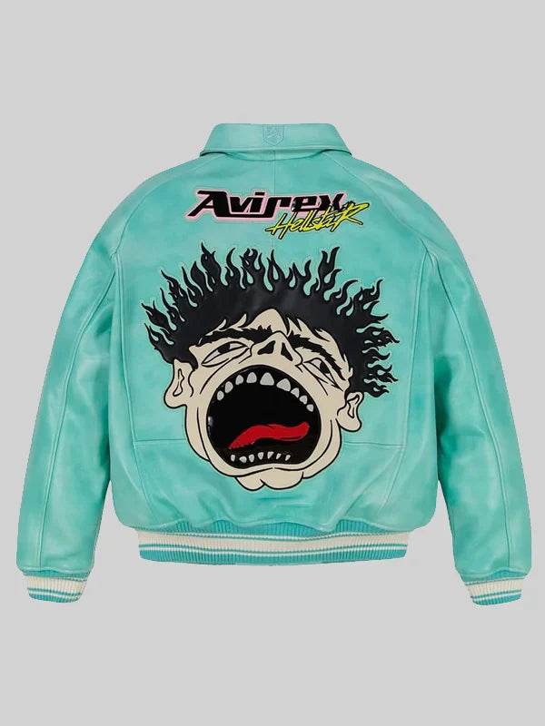 Avirex x Hellstar Leather Jacket