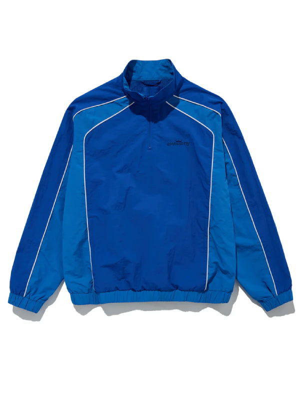 Awake NY Quarter Zip Track Jacket Blue