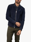 Bagatelle Suede Bomber Blue Jacket