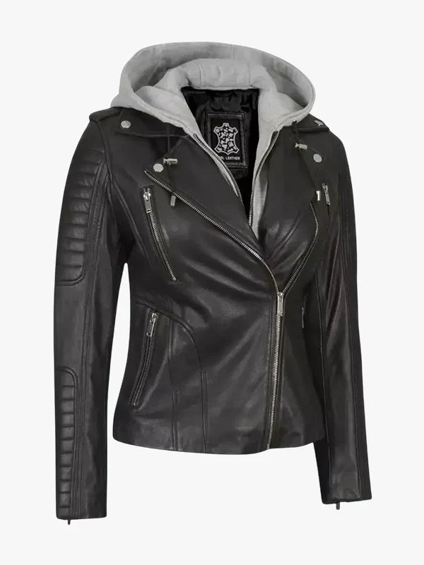Bagheria Black Womens Leather Jacket