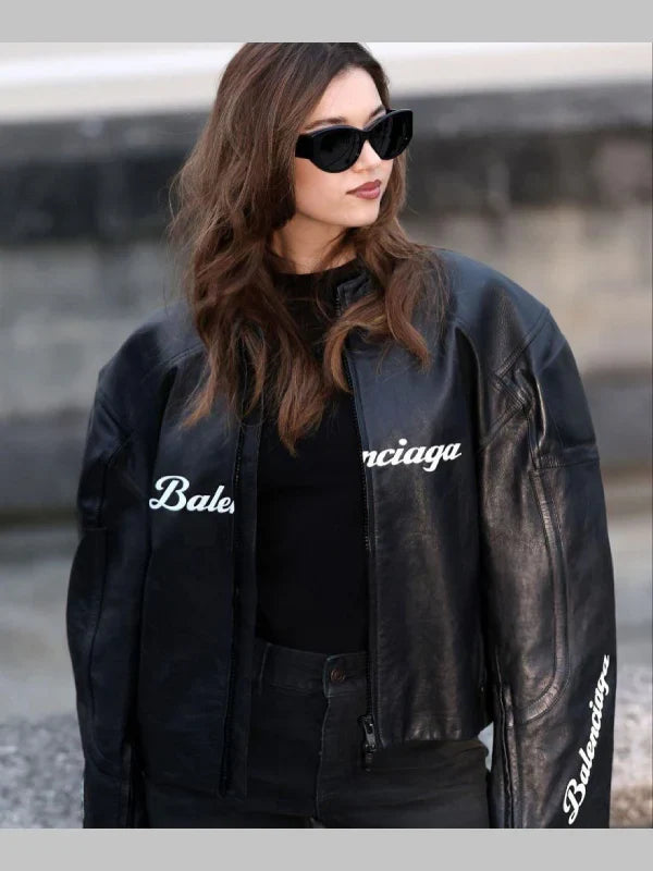Balenciaga I Automobili Lamborghini Leather Racer Jacket