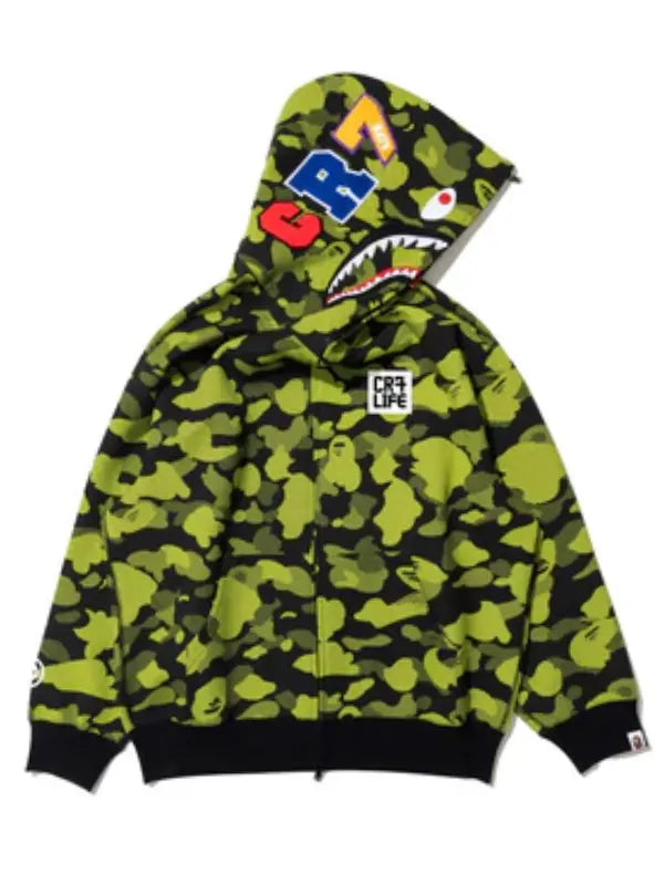 Bape x CR7 Shark Full Zip Hoodie