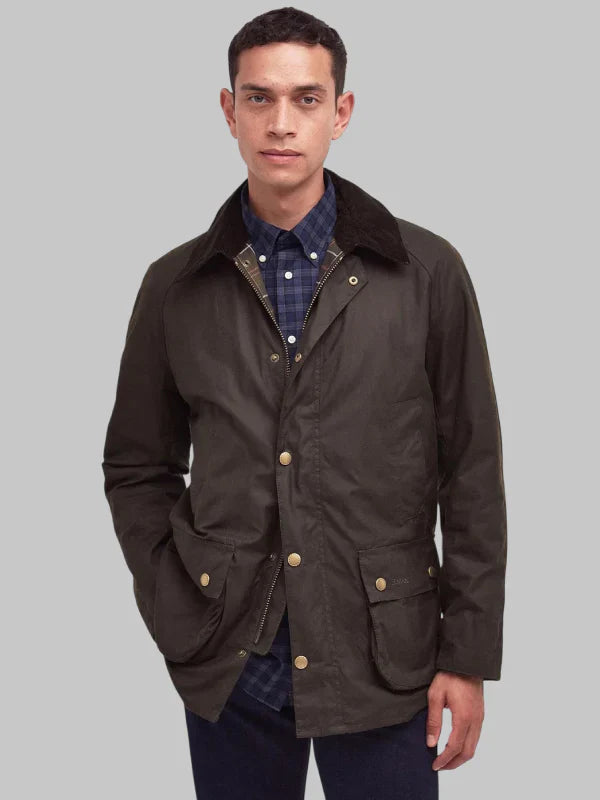 Barbour Ashby Waxed Jacket Brown
