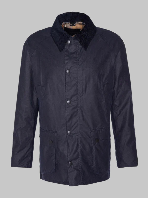 Barbour Waxed Jacket Navy