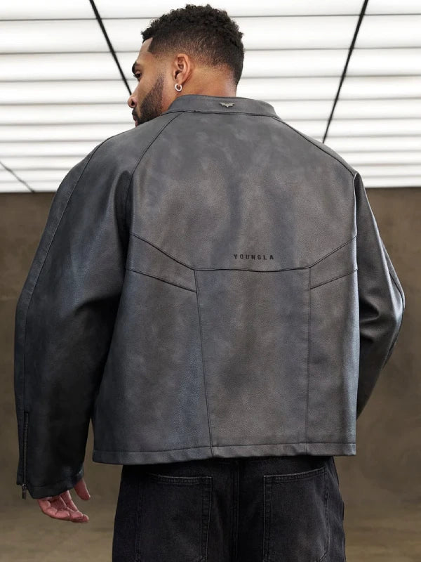 Batman Young LA Leather Jacket Black