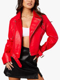 Biker Jacket Red