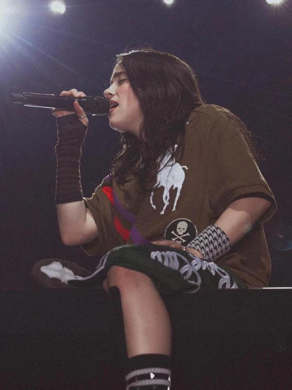Billie Eilish Hit Me Hard And Soft Tour Polo Ralph Lauren Rugby Shirt