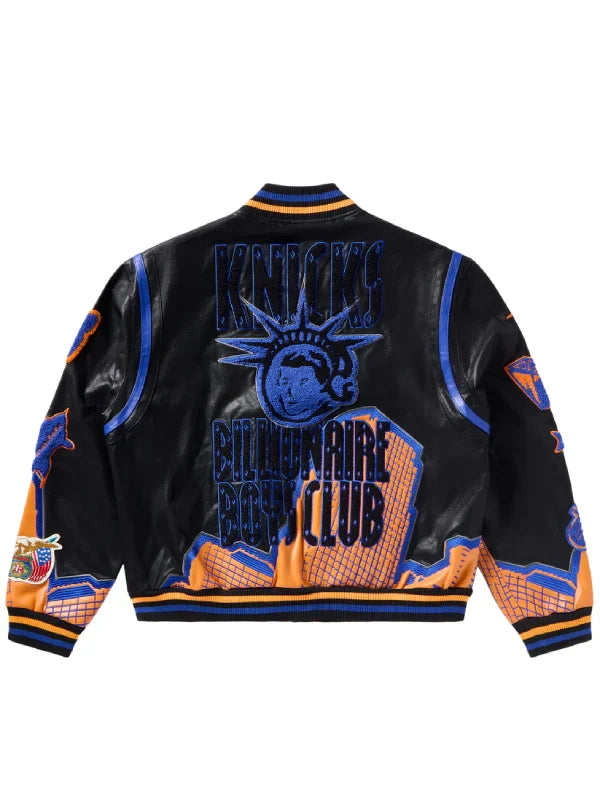 Billionaire Boys Club X Jeff Hamilton Knicks Varsity Jacket