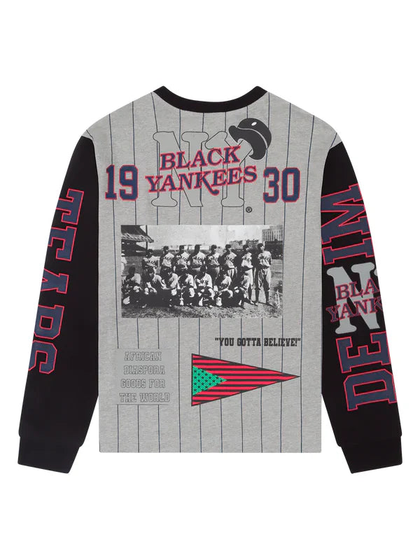 Black Yankees Denim Tears Pinstripe Long Sleeve Tee