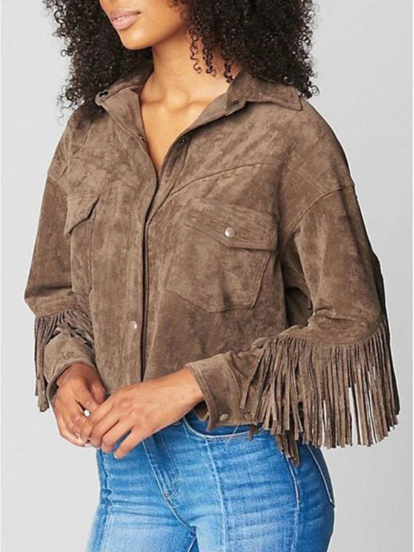 Blank NYC Hot Cocoa Jacket Suede