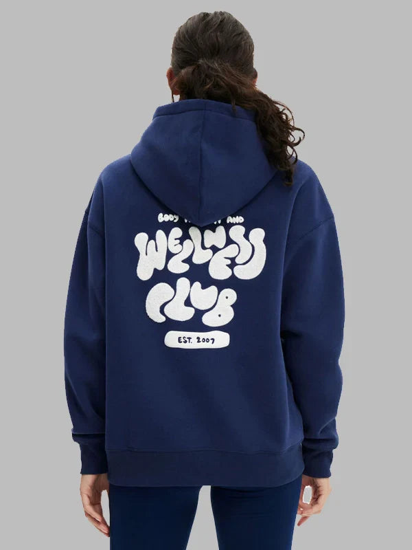 Body Health and Wellness Club Hoodie Blue