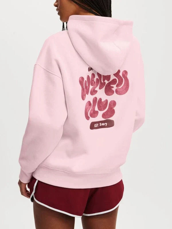 Body Health and Wellness Club Hoodie Pink