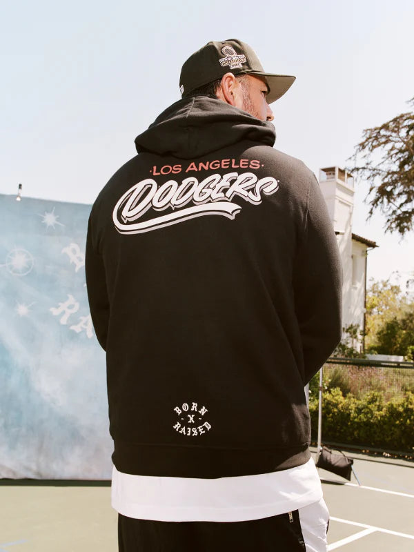 Born x Raised Black Dodgers Signpainter Hoodie