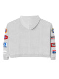 Bottega Desires Patches Hoodie Grey