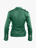 Brando Green moto Jacket