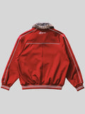 Brigade Fur Collar Red Track Jacket