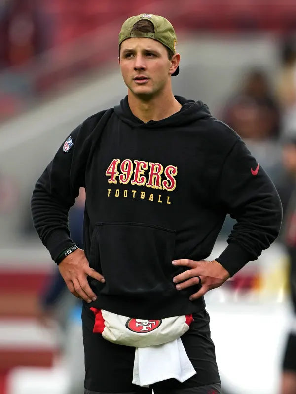 Brock Purdy Black 49ers Hoodie