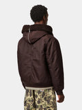 Brown Hooded Oltera Bomber Jacket Carhartt