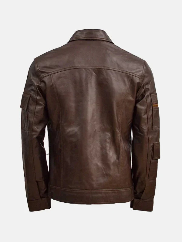 Brown Sheep Leather Jacket