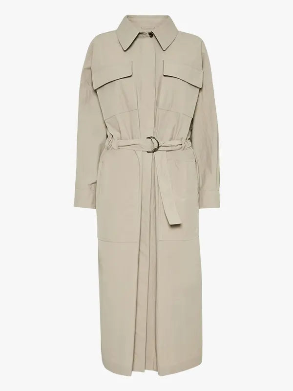 Brunello Cucinelli belted trench coat