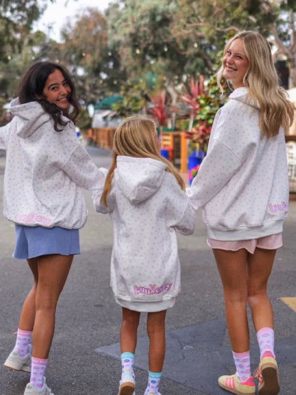 Bun and Covy Pink Hoodie