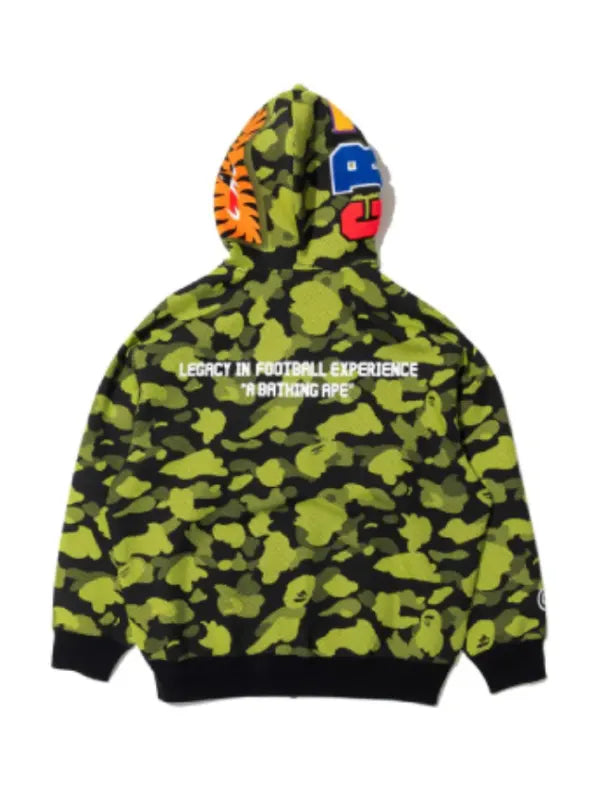 CR7 x Bape Shark Full Zip Hoodie Green