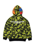 CR7 x Bape Shark Full Zip Hoodie Green
